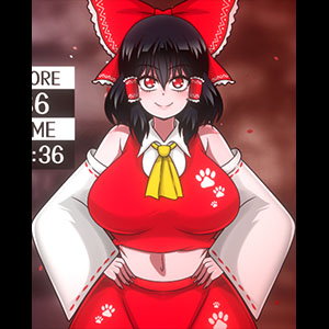 Hakurei Reimu Strip Game